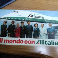 raro gioco vintage Il Mondo con Alitalia 