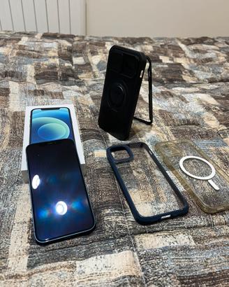 iPhone 12 64GB Blu – Perfetto – Scatola + Cover