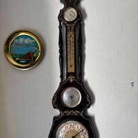 Orologio da parete con barometro e termometro