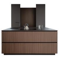 Cucina con isola quadrata Mesons Goccia SCONTO 55%