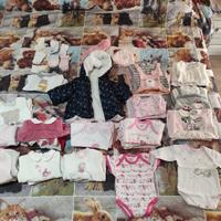 lotto vestiti neonata 0-3 mesi