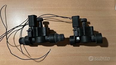 2 Elettrovalvole Rain per impianto irrigazione