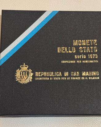 Monete San Marino 1973-Divisionale FDC Argento