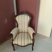 poltrona stile Luigi Filippo