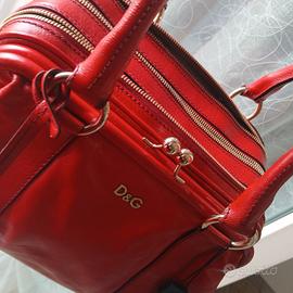 borsa D&G vintage  pelle rossa