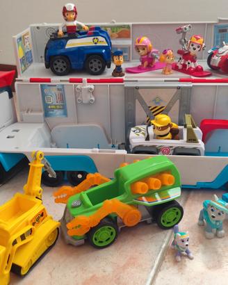 Paw Patrol Mega Camion Trasportatore + accessori 