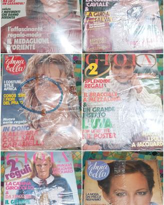 riviste anni 80 con regali all'interno sigillatte 