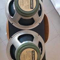 coppia Celestion greenback 12"  8 ohm