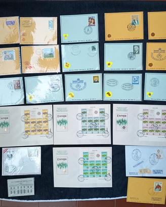 Europa grande lotto materiale filatelico.
