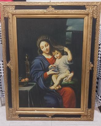 quadro madonna con bambino