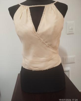 top in seta Lancetti 
