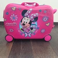Valigia  per bambini cavalcabile.Disney Minnie.