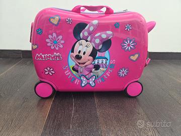 Valigia  per bambini cavalcabile.Disney Minnie.