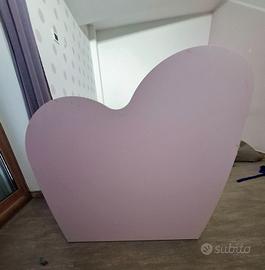 Letto della Moretti a Cuore Rosa Pastello