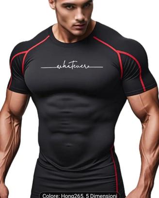 T-shirt maglia a compressione "nuova "