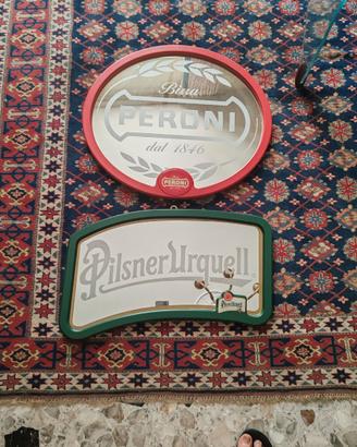 Specchio pubblicitario birra