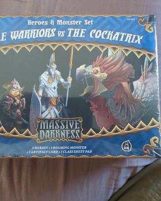 massive darkness nobile Warrior vs the cockatrix