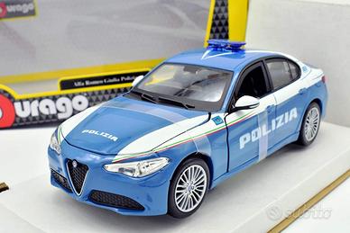Modello alfa romeo nuova giulia POLIZIA burago