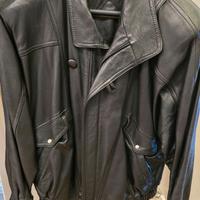 Giubbotto bomber in pelle vintage