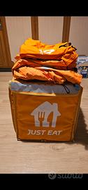 Set completo Just Eat per rider (taglia S/M)