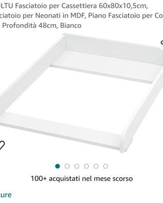 Base fasciatoio per cassettiera nuova