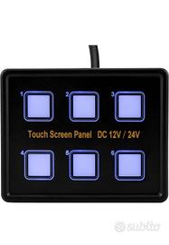 Pannello 6 interruttori touch screen IP67