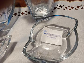 Vasi di cristallo e argento 