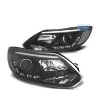 FARI FORD FOCUS 11-14 TUBO LUCE LED FONDO NERO