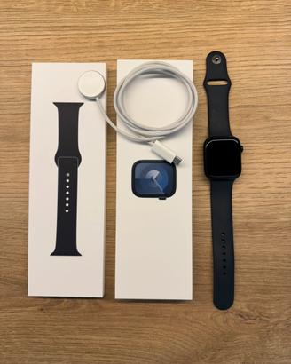 Apple Watch Serie 9 45mm GPS Mezzanotte