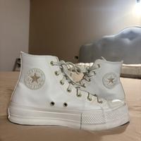 Converse All Star Platform Bianche