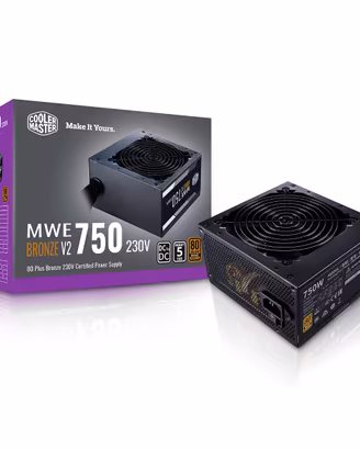 Alimentatore Cooler Master MWE V2 750W 80+ Bronze