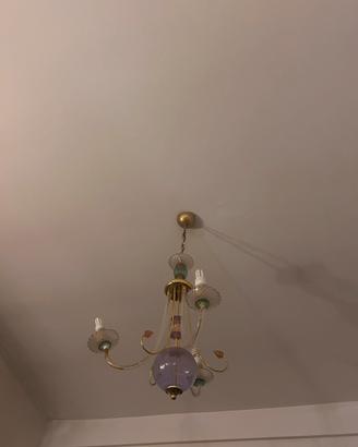 lampadario vetro di murano