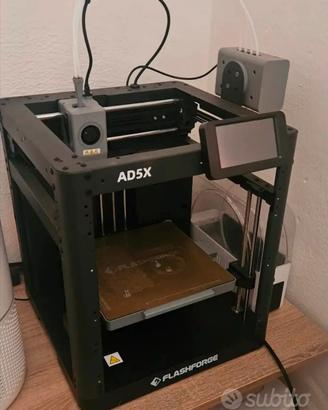 stampante 3d flashforge ad5x+ accessori nuovi