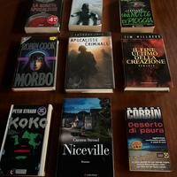 Lotto 9 romanzi genere giallo thriller autori vari
