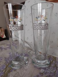 Set 2 bicchieri birra Dolomiti