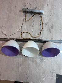 Lampadario a sospensione moderno a 3 luci –