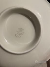 Servizio piatti vintage anni60 Cornelia porcellana