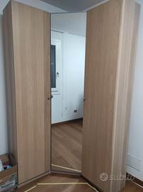 Mobile angolare  con specchio