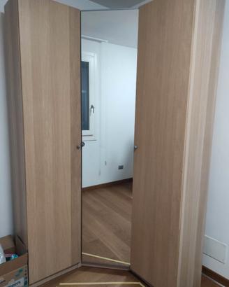 Mobile angolare  con specchio