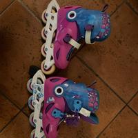 Roller bambina 30/32 con casco 50-54