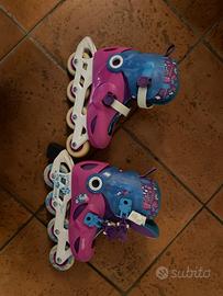 Roller bambina 30/32 con casco 50-54