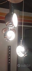 lampadario anni 70 space age Reggiani 