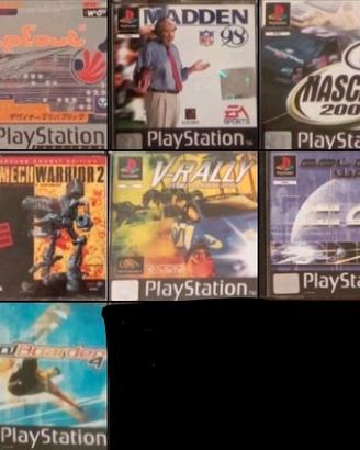 Giochi ps1 + alimentare PS one