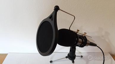 microfono professionale con filtro