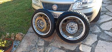 coppia cerchi a raggi per bmw r850r r1100r 