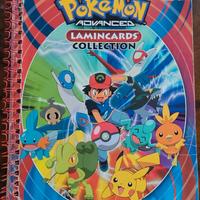 album Lamincards Pokemon Advanced + lotto carte