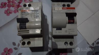 2 Interruttori differenziali magnetotermici