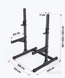 Rack Palestra Squat Bilanciere con accessori…leggi