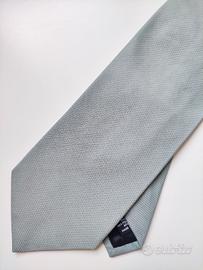 Cravatta Hugo Boss Made in Italiy grigio chiaro
