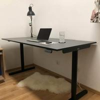 Yaasa Desk Essential Black Standing Desk